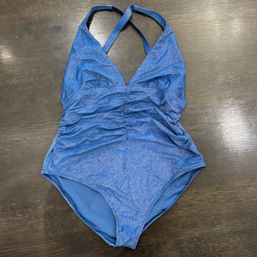 BRAND NEW WASHED BUT NEVER WORN ONE PIECE SWIMSUIT!